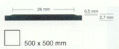 Italian Rubber Flooring - Stud System / Classic BJ 060 Drawing Illustration
