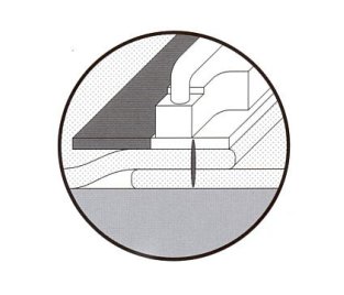D - double-cut cross-sectional view