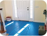 Floor cover guard® in a hallway