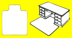 Clear As Crystal Chair Mat With Lip