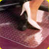 Clear As Crystal Chair Mat - The Toughest Chair Mat You'll Never See - The Most Effective Way Ever Devised To Keep Business Rolling