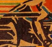 The Mat King Colorfest Inlaid Logo Mat