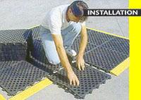 Dundee Interlocking Comfort Tile Installation
