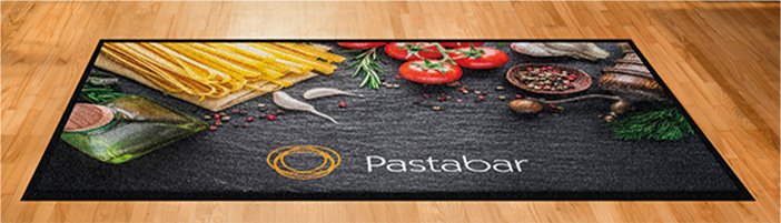 pasta bar masterpiece floor mat