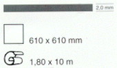 Italian Rubber Flooring - Static Dissipative Flooring (ESD) / Multifloor Ant48 Drawing Illustration