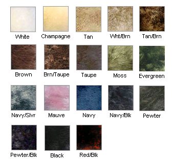 long wool colors