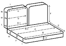 50/50 split bench seat sketch