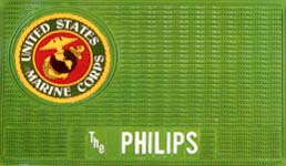 Marine Emblem Door Mat