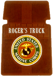 Marine Emblem Truck Mat